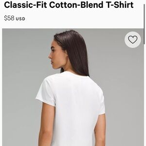 Lululemon classic tee T-shirt size 2 
Originally $58
